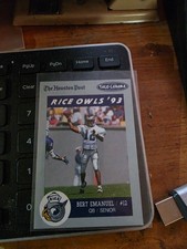 1993 Taco Cabana / The Houston Post Rice Owls Bert Emanuel #12 picture