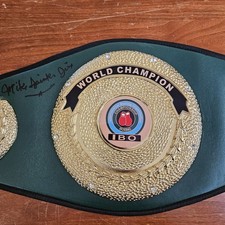 Michael Spinks Signed IBO Championship Belt  picture