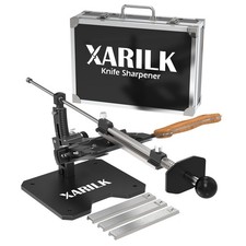 XARILK GEN3 Knife Sharpening System With Hard Case 3 Diamond Stones 320 800 2000 picture