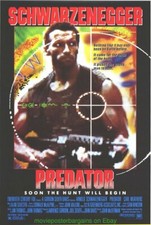 PREDATOR MOVIE POSTER Ultra RARE Original 27x41 Rolled ARNOLD SCHWARZENEGGER picture