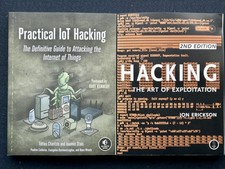Hacking Book Lot of 2- Practical IoT Hacking and Hacking The Art of Exploitation picture