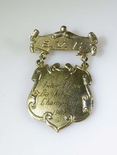 1907 Edwardian Basketball Champion Medal S.V.C. School Award picture