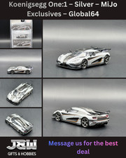 Tarmac Works Koenigsegg One:1 – Silver – MiJo Exclusives – Global64 1/64 picture
