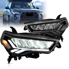 VLAND Full LED Headlights W/Start-up Animation For Toyota 4Runner 2014-2023 picture