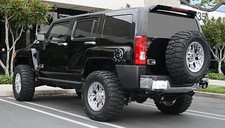 Spoiler For Hummer H3 2006-2010 Rear Hatch W/Light Unpainted Primer New picture