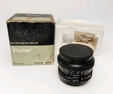 VIVITAR WIDE-ANGLE LENS 35mm f/3.5 ~ COMPATIBLE T SYSTEM ~ NEW IN BOX NOS ~ READ picture