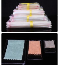 100-500 Clear Self Adhesive Poly Bags OPP Cellophane Plastic Bags Choose Size picture