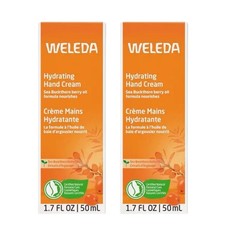 New Weleda Hydrating Sea Buckthorn Hand Cream  1.7oz/50 ml (2 Pack) Exp 04/28 picture