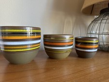 Set 3 Vintage Bitossi Planters Pots Aldo Londi Italian Pottery MCM Ceramic picture