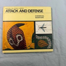 Vintage 1967 Attack and Defense Chemical Warfare Book Around the World Library picture