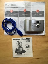 Vintage Polaroid PhotoMAX Digital 320 Camera Kit READ Description picture