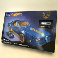 MATTEL MEGA Hot wheels '77 Pontiac Firebird 843 pieces with 1 diecast Car New JP picture