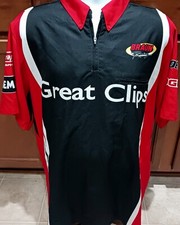 Jason Leffler Great Clips 2XL Braun Racing #38 Team Issued Pit Crew Shirt NASCAR picture