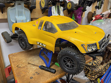 Traxxas Slash 1/10 4WD RTR Electric Brushless RC Truck Ford Replica Yellow picture