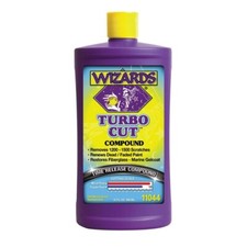 Wizards 11044 Turbo Cut Time Release High Gloss Finish Compound 32 oz. Bottle picture