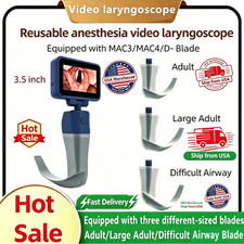3.5″ Touch screen Video Laryngoscope Adult/Large Adult/Difficult Airway Blade picture