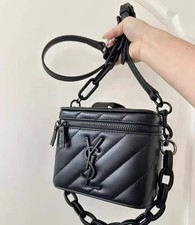 2026 Saint Laurent Beaute Beauty GWP VIP Vanity Case Converted Bag Black/Gold picture