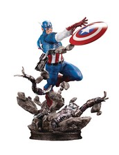 Kotobukiya Captain America Avengers Fine Art Statue 555/800 Marvel NEW SEALED picture