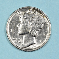 1941 S Mercury Dime ~ GEM BU UNC UNCIRCULATED ~ US Silver Coin Collectible picture
