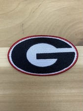 Georgia Bulldogs Embroidered Iron On Patch 2.75” picture