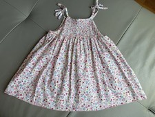 NWOT FLEURISSE FRANCE Boutique Designer Dress 3 Years Sun Dress  French Cotton picture