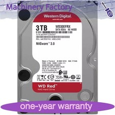 1PCS Western Digital 3TB WD30EFRX NASware 5400RPM SATA 3.5