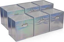  6-piece foldable cube storage box set – decorative foldable storage box picture