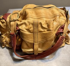 Rare Handcrafted VTG Leather Overnight/Weekender Bag — The Leather Bench, Maine picture
