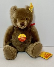 Vintage Classic Steiff Bear 0202/26 Caramel Mohair All Tags And Button 9” picture