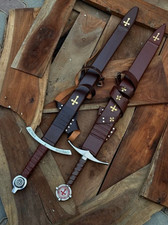 Faithkeeper The Accolade Sword of the Knights Templar Hand forged Medieval Sword picture