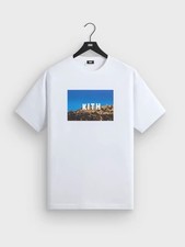 Kith West Hollywood Tee T-Shirt Mens Large White Hollywood Sign SS26 NEW picture