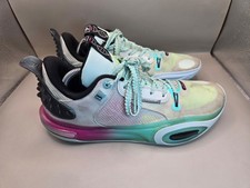 Li-Ning Wade All City 11 Ice Blood Basketball Shoes Men's 9.5 Green Gym Sneakers picture