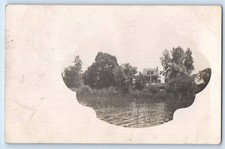 c1910's House Scene Barrington Illinois IL RPPC Photo Antique Posted Postcard picture