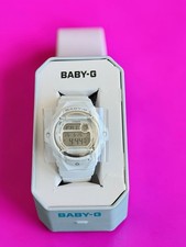 Casio Baby-G White Resin Watch 200M Water Resistant Sport World Time C-MBWM1-1 picture