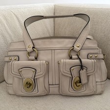 Vintage Coach Legacy 65th Anniversary White Shoulder Bag  picture