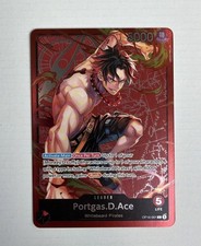 Bandai One Piece Portgas D. Ace OP16-001 Special Leader 5000 Power (English) picture