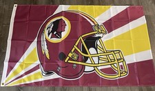 New WASHINGTON REDSKINS Double SIDED 3' x 5' FLAG Indoor Outdoor NFL Commanders picture