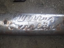 1948-1951 Willys Jeepster Rear Bumper OEM Original Script Willys Overland picture