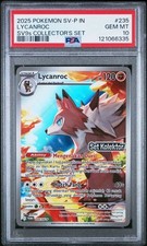 2025 Indonesian Pokemon Collector's Set LYCANROC #235 PSA 10 Gem Mint picture