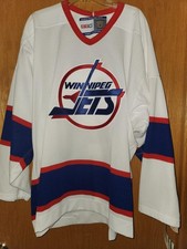 CCM Winnipeg Jets white Vintage Series NHL jersey fight strap 52 NEW WITH TAGS picture
