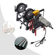110V Pipe Fusion Welder 2 Clamps 63-200MM Manual PP PE HDPE Pipe Welding Machine picture