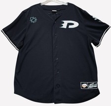 Nickelodeon Danny Phantom Fenton Baseball Jersey Black Cartoon Y2K Mens XL picture