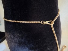 Vintage Byzantine Chain Belt Gold Tone Up To 44