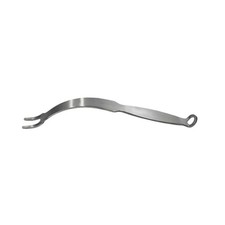 Set of 3 PCL Retractor, 10”, Curved, Double Prong, 12 mm Spread, 5 mm picture