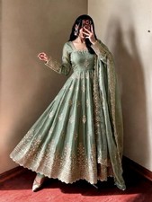 Salwar Kameez Indian Pakistani Wedding Party Wear Dress Bollywood Anarkali Suit  picture