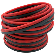 25' feet OFC TRUE 12 Gauge AWG RED/BLACK Speaker Wire Car Home Audio ft GA picture