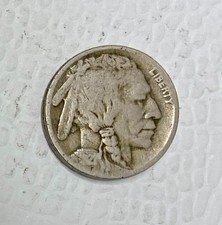 1921 Buffalo Nickel, Fine Details Condition, Light Reverse Scratch picture