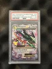 PSA 10 2021 Pokemon Celebrations Classic Collection M Rayquaza EX 76/108 Holo picture