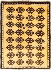 Vintage Traditional Hand-Knotted Area Rug 4'4