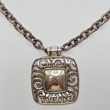Brighton Barbados Collection Necklace Chunky Statement Pendant 18